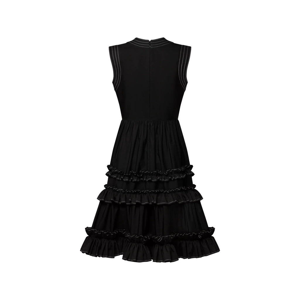 Ruffle Trim Dress