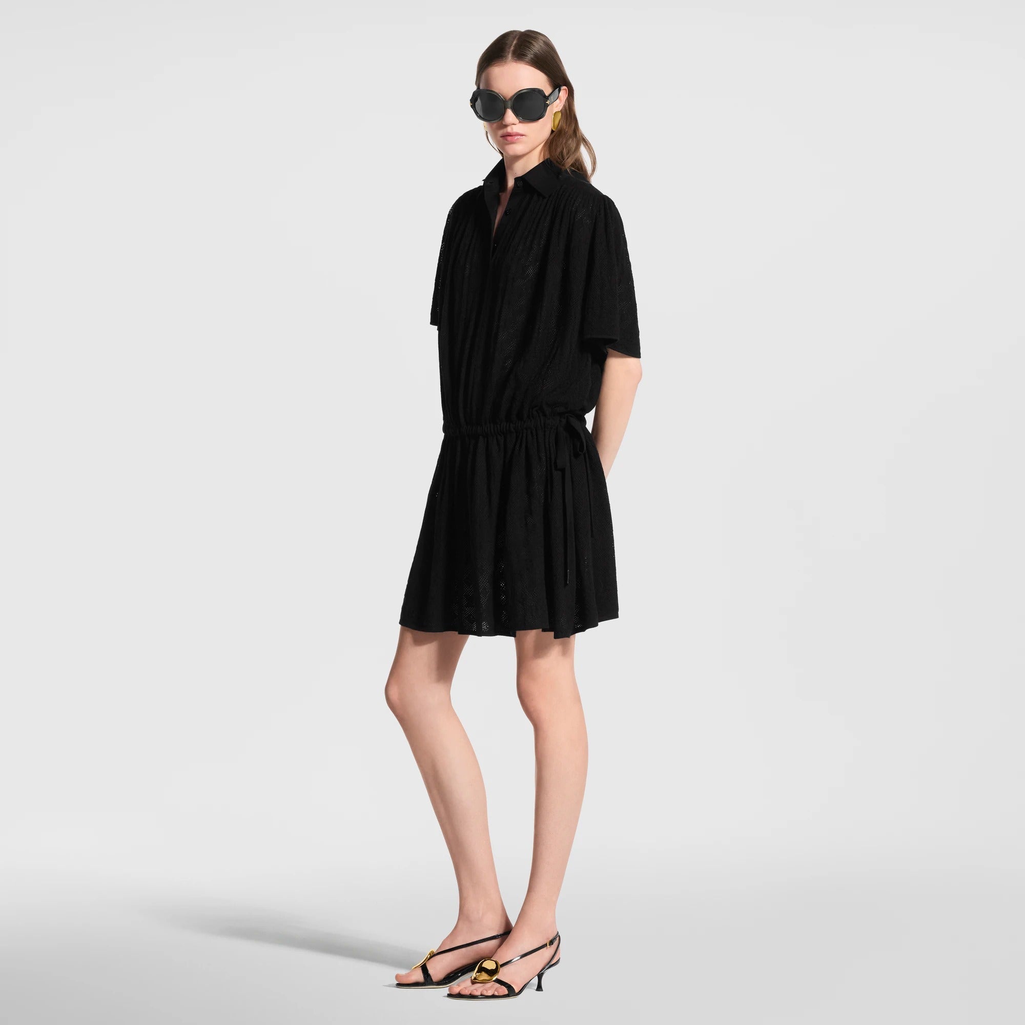 Monogram Mesh Dress