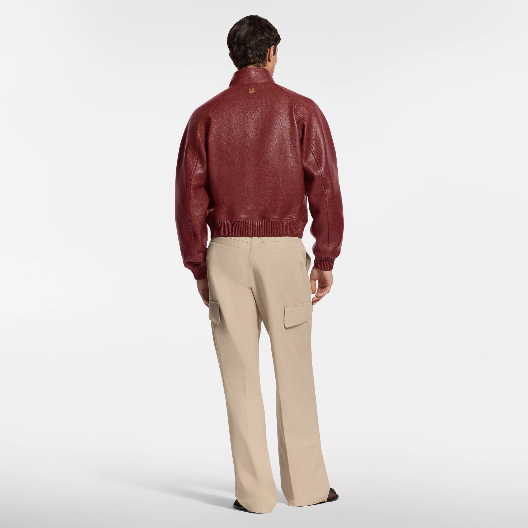 Grained Leather Jacket
