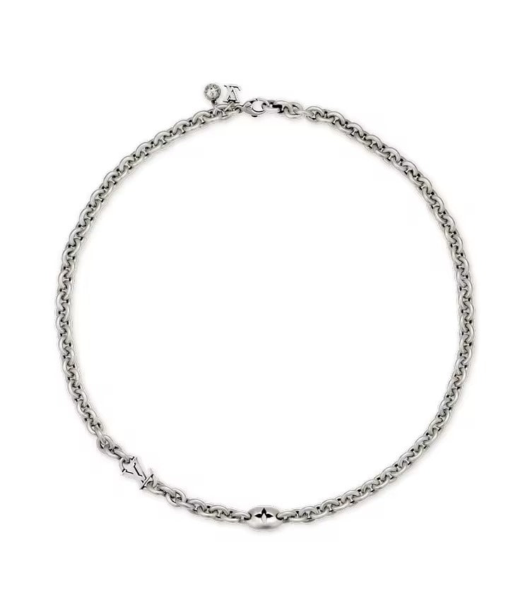 Monogram Flower Necklace