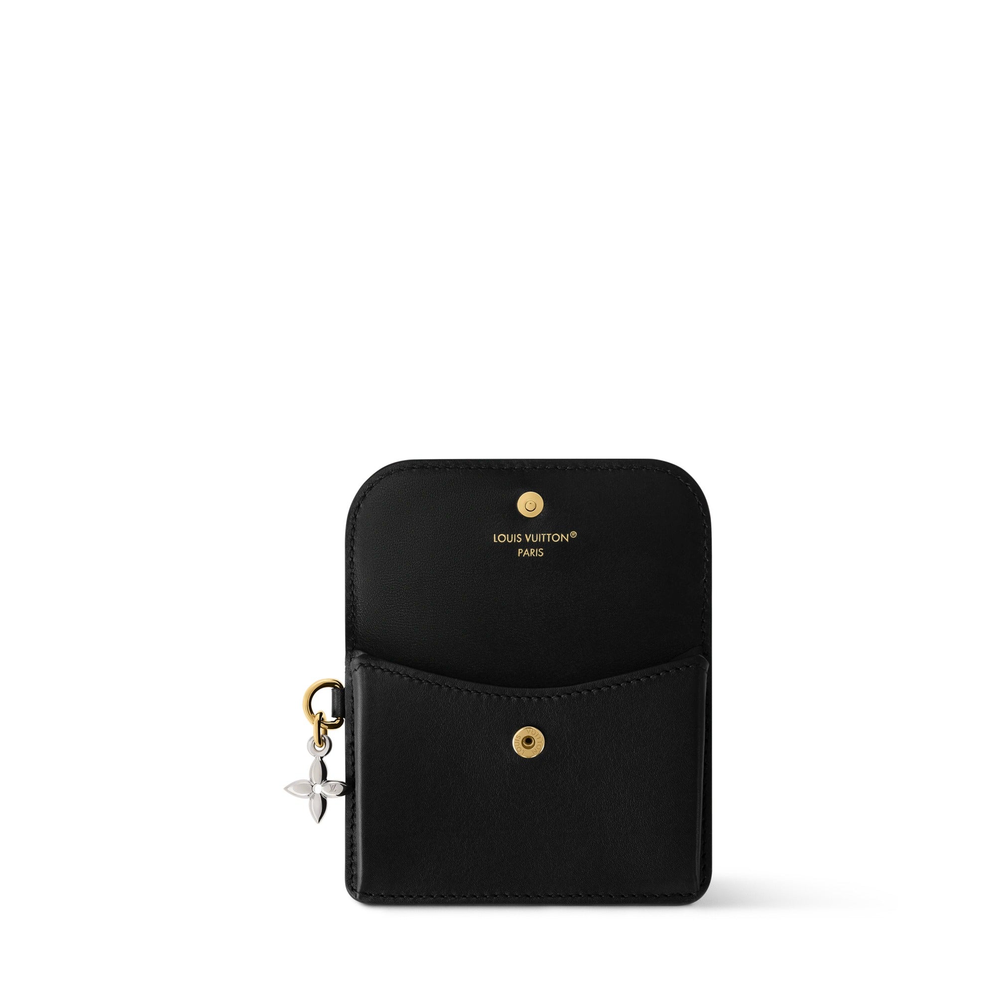Tiny Recto Verso Card Holder LV Bloom