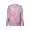 Damoflage Collarless Tweed Jacket