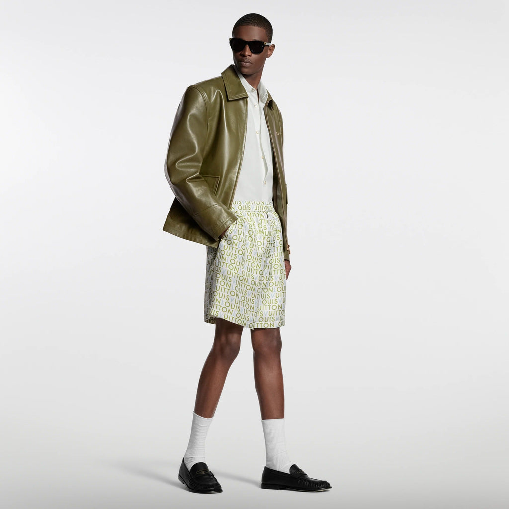 Printed Silk Shorts
