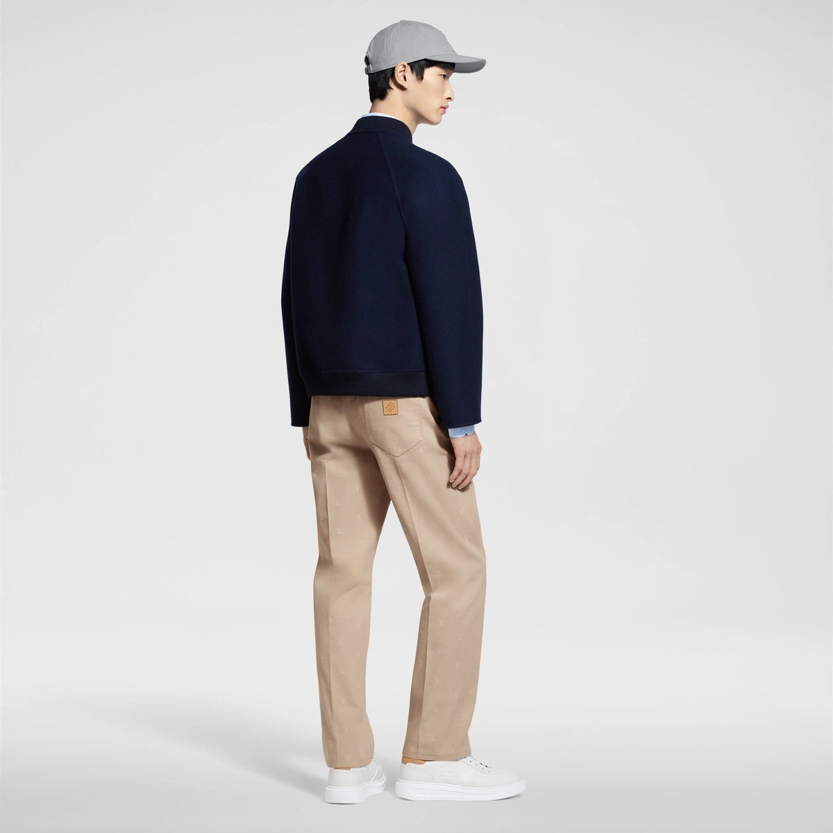 LV Blason Cotton Jacquard Chino Pants
