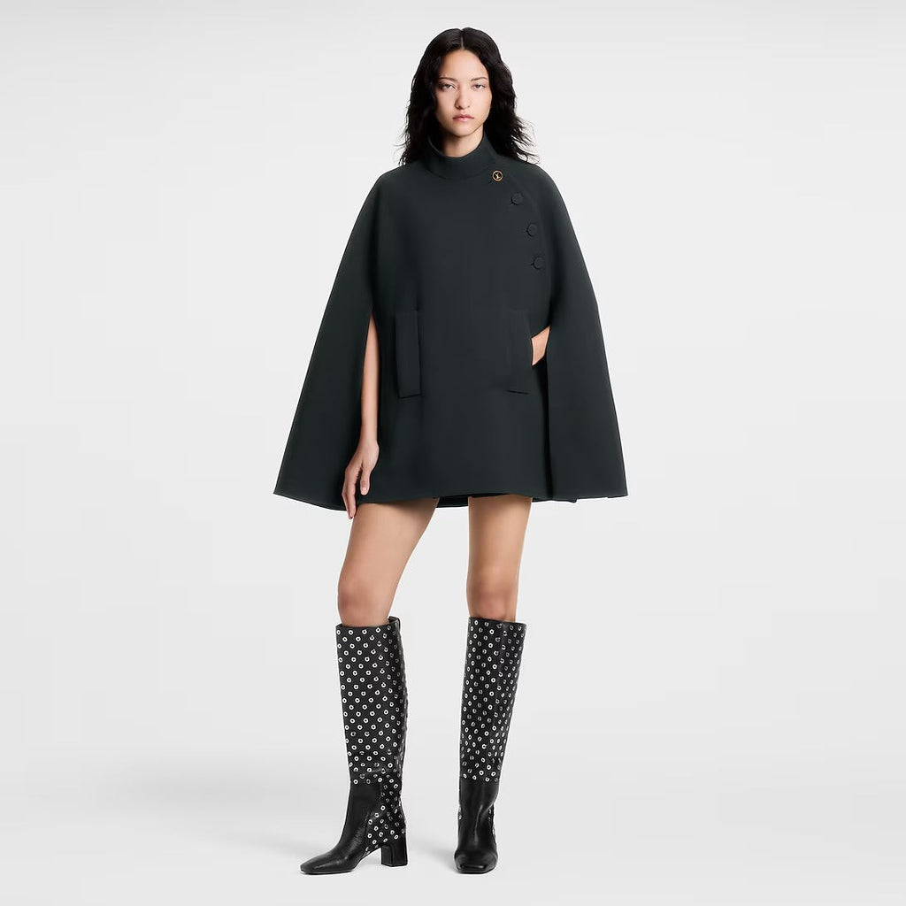 High Collar Cape Coat
