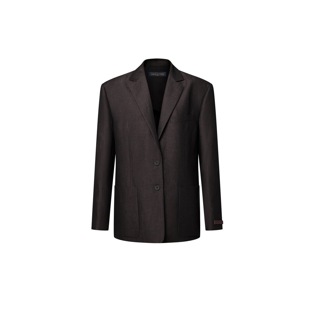 Oversized Wool-Linen Blazer