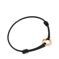 Empreinte Cord Bracelet, Pink Gold and Diamonds