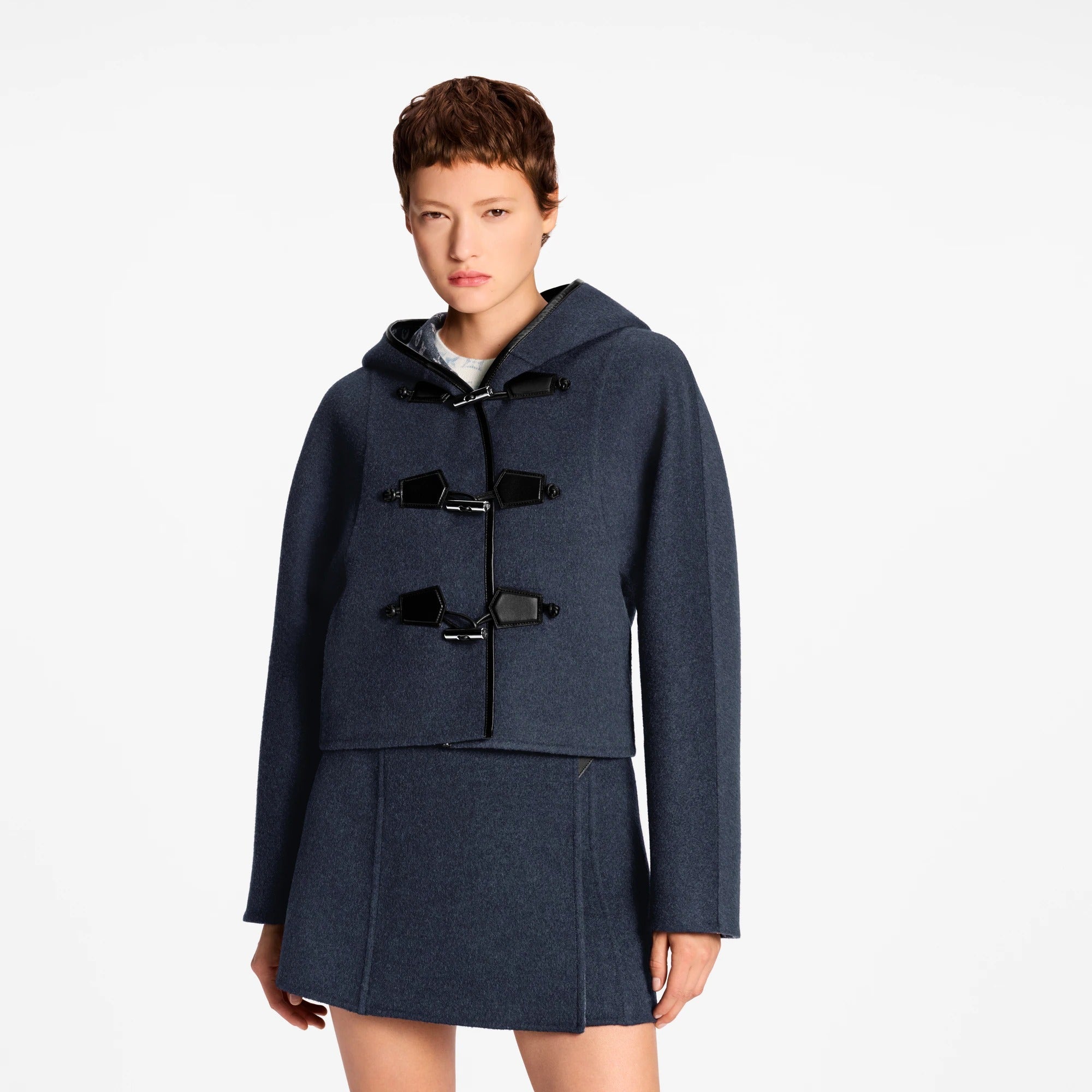 Short Hooded Duffle Coat