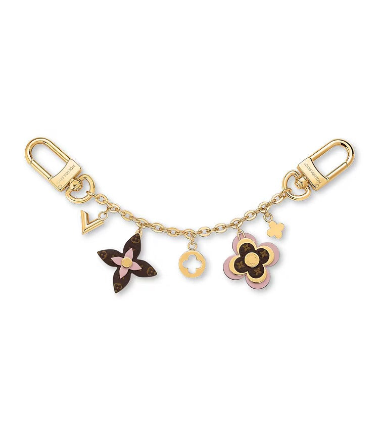 Blooming Flowers Chain Bag Charm
