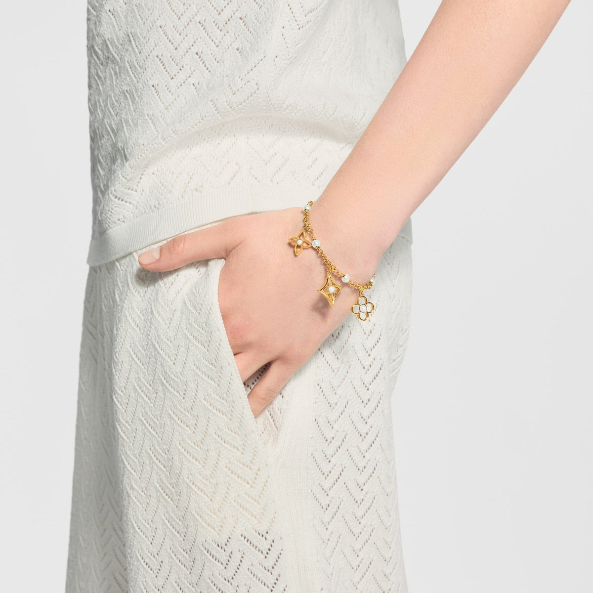 LV Pearly Flower Bracelet