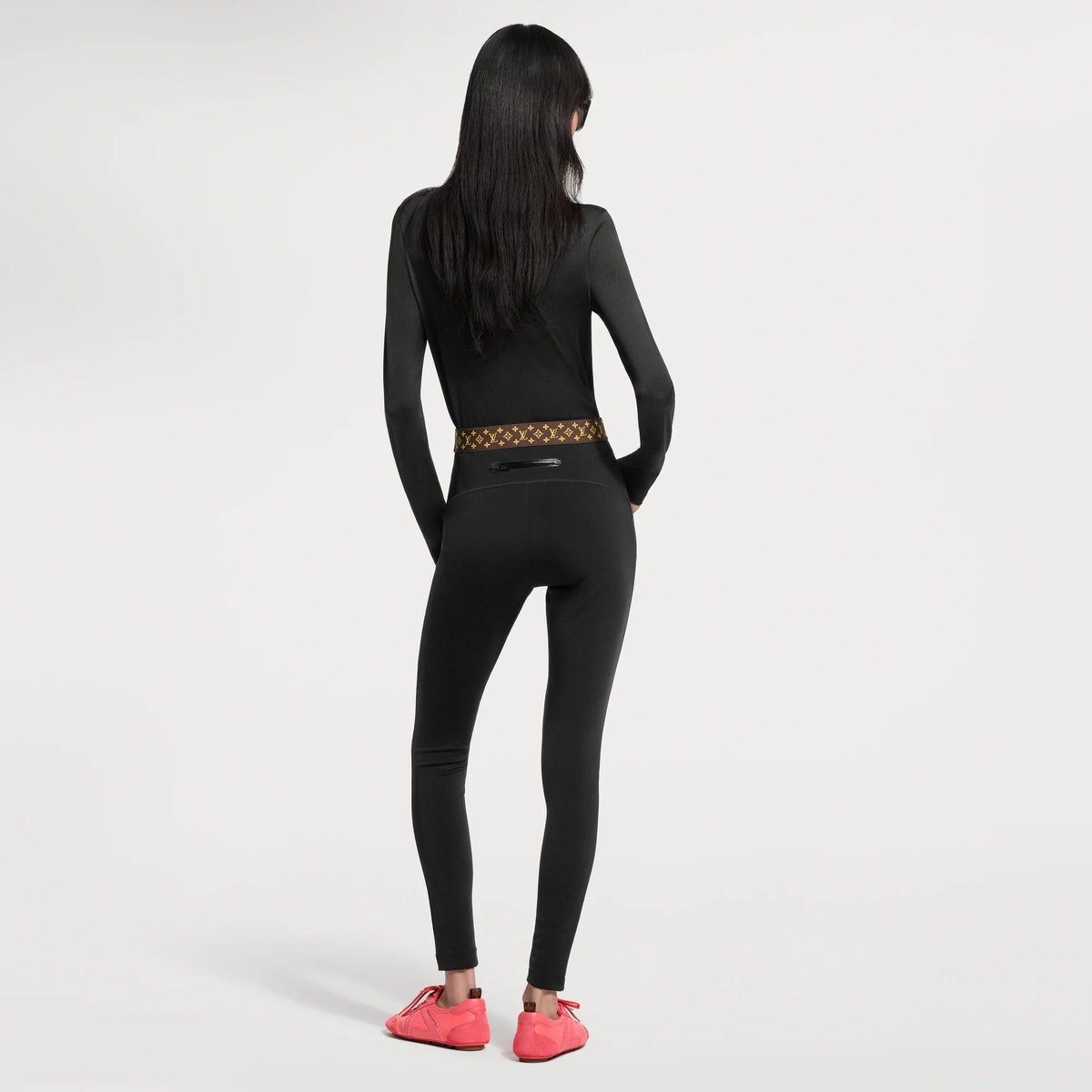 Monogram Accent Leggings
