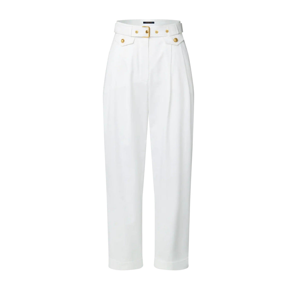 Belted Carrot Pants