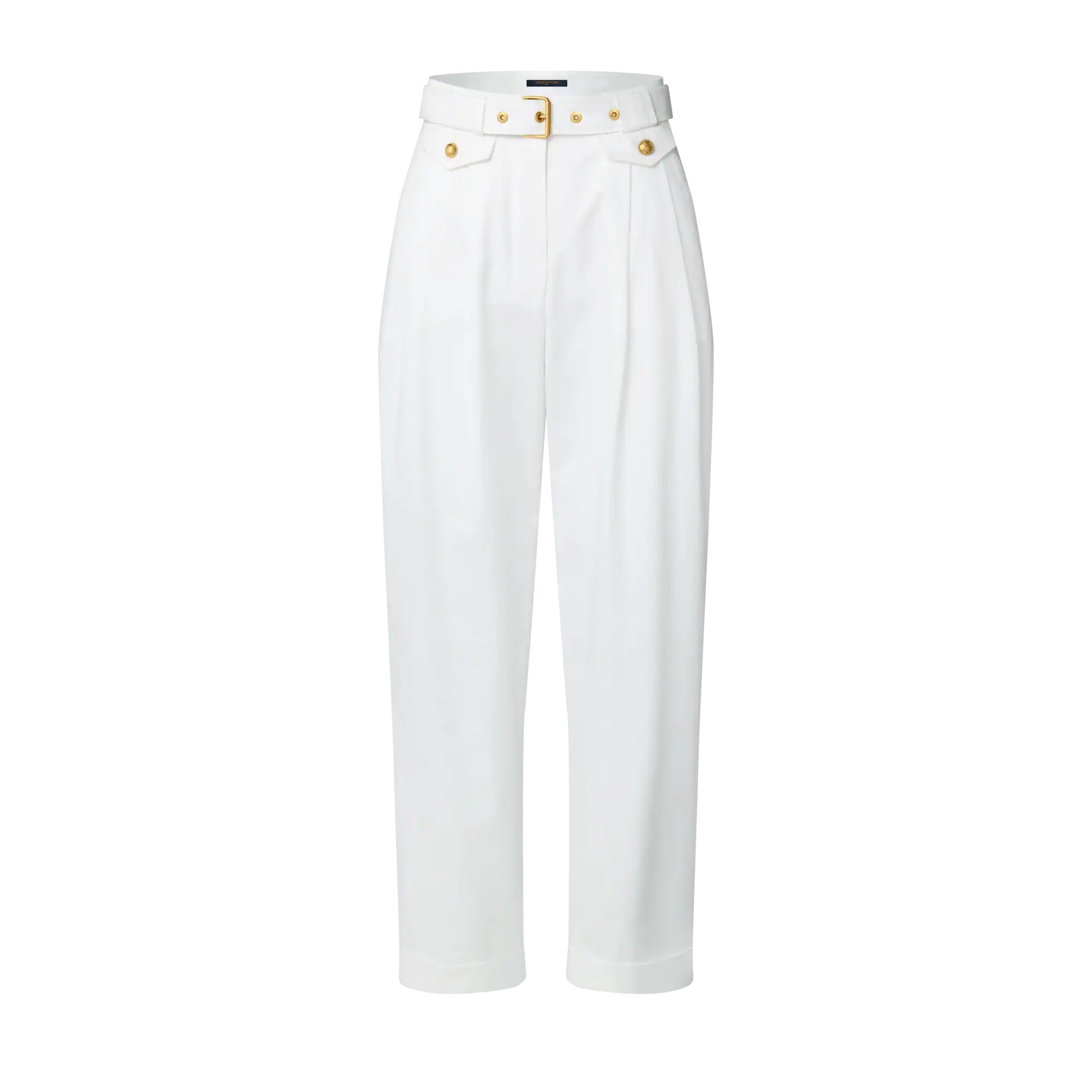 Belted Carrot Pants