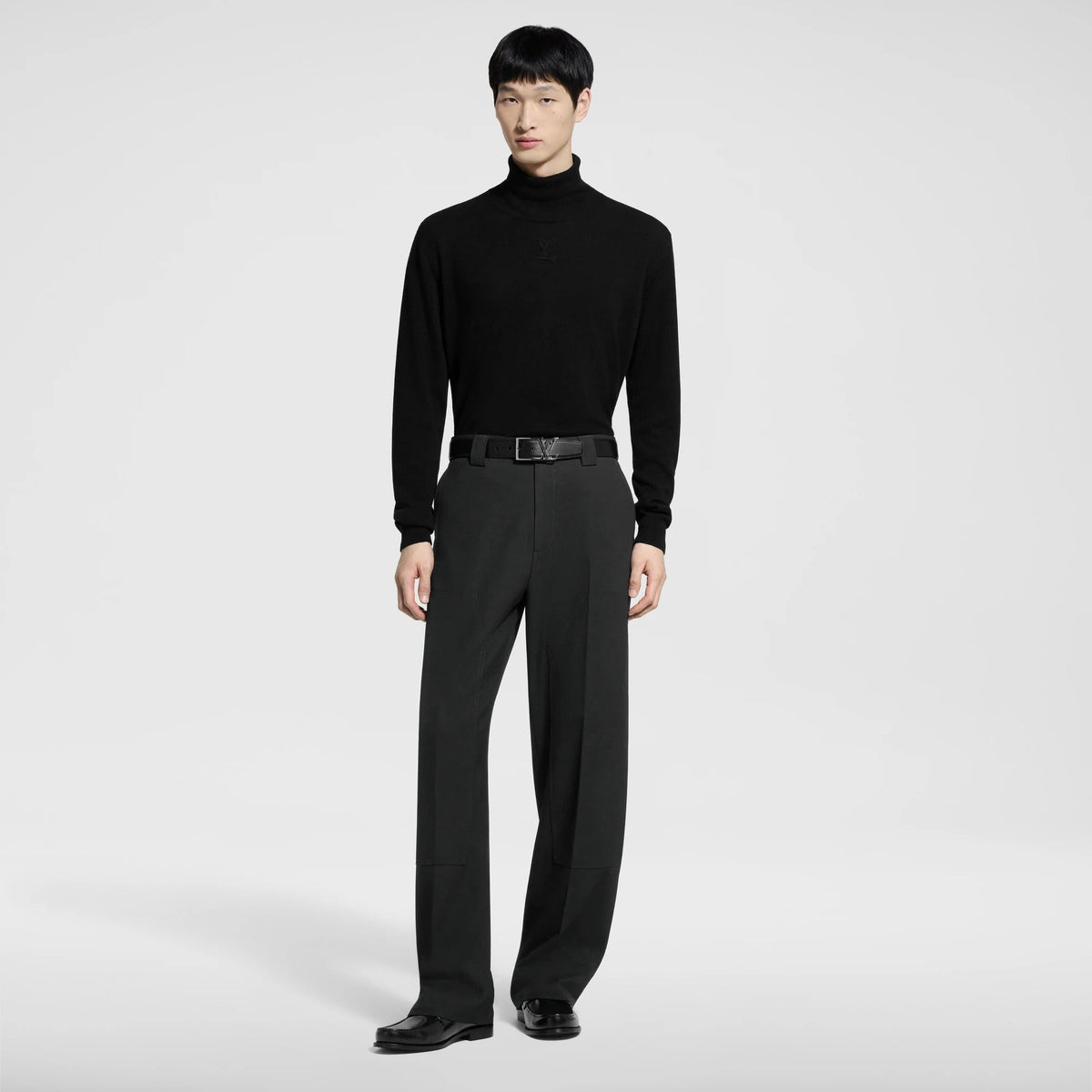 LVSE LV Embossed Turtle Neck