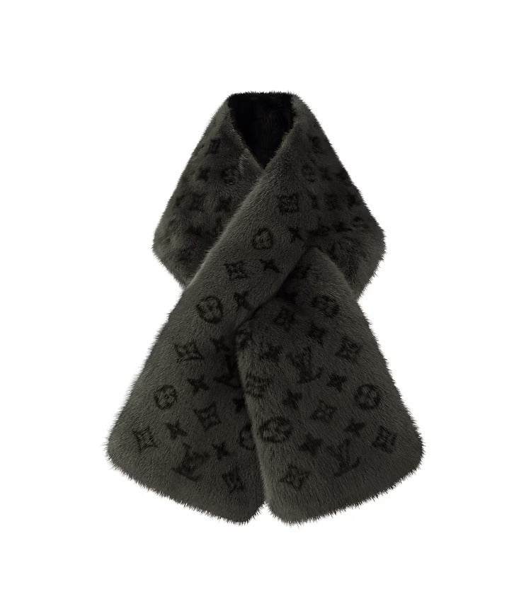 Monogram Reverso Fur Scarf