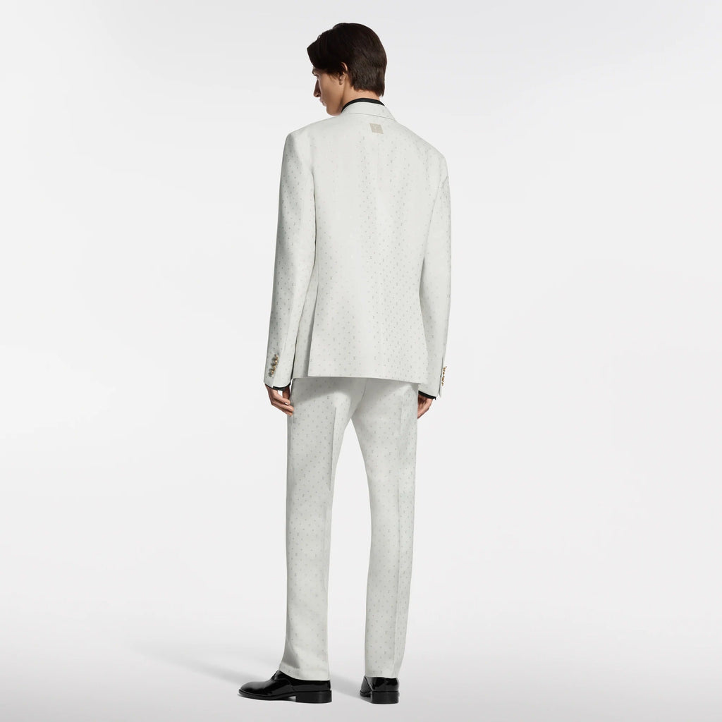 Monogram Silk-Mohair-Blend Gaston Pants