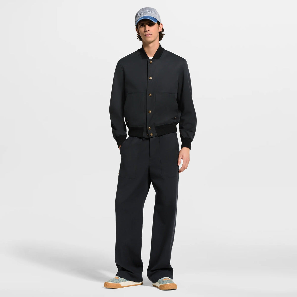 Light Bomber With Embossed Signature Details