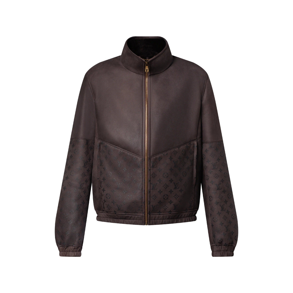 Shearling Track Top