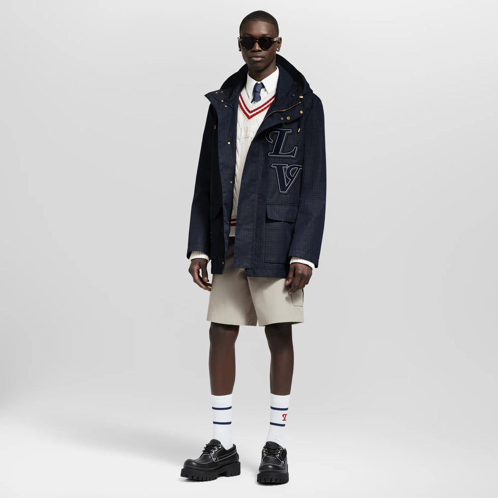 Preppy Hooded Parka