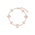 Idylle Blossom Multi-Motif Bracelet, Pink Gold and Diamonds