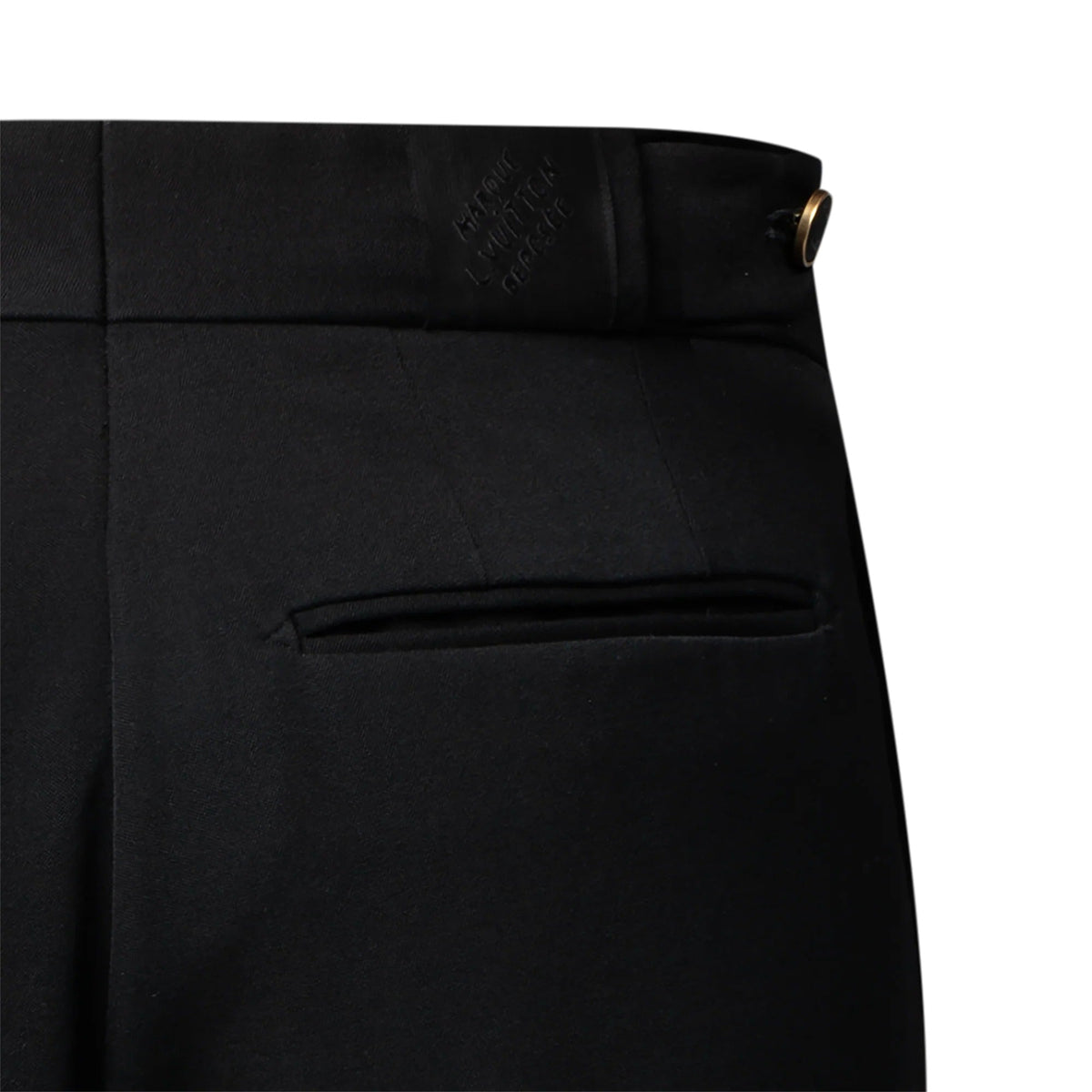 Damier Flock Tuxedo Evening Pants