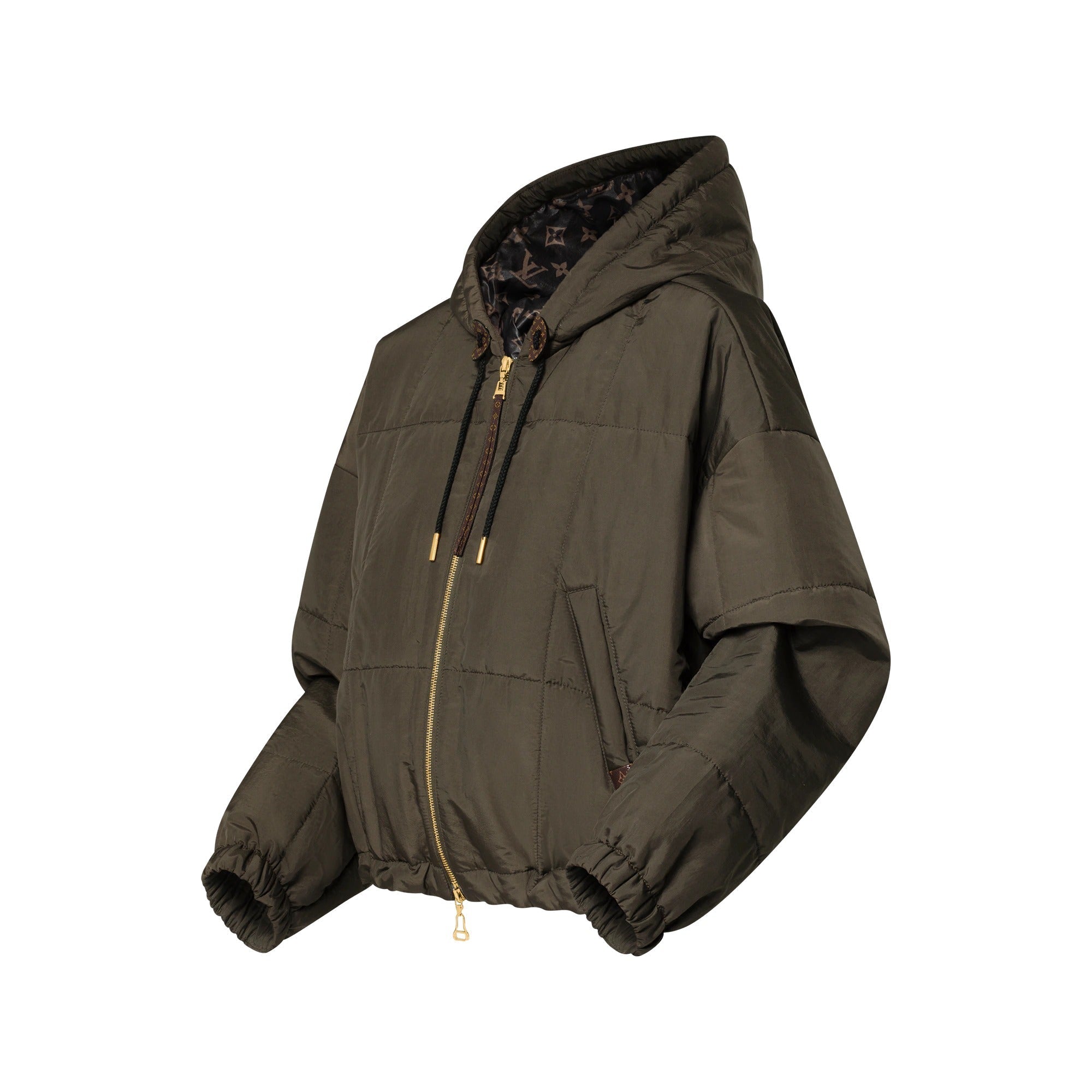 Quilted Zip-Up Jacket