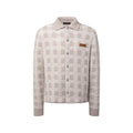 Tweedy Jacquard Check Cardigan
