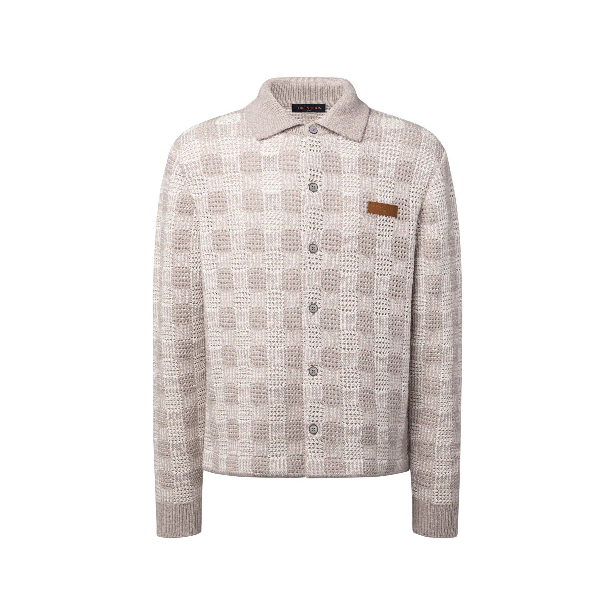 Tweedy Jacquard Check Cardigan