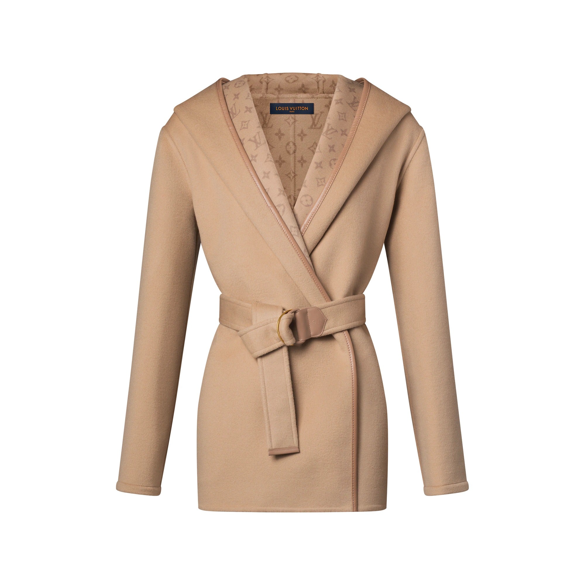 Belted Short Wrap Pea Coat