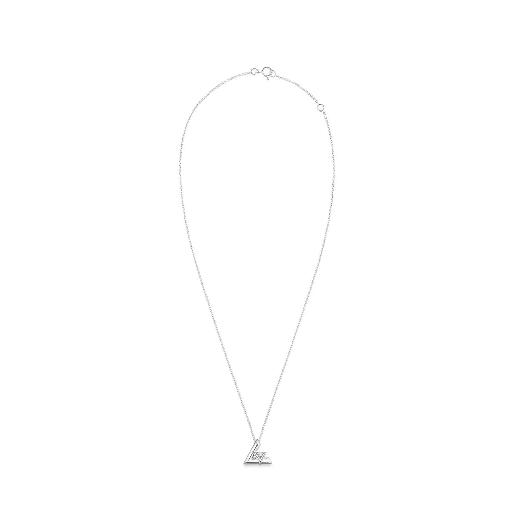 LV Volt One Small Pendant, White Gold And Diamond