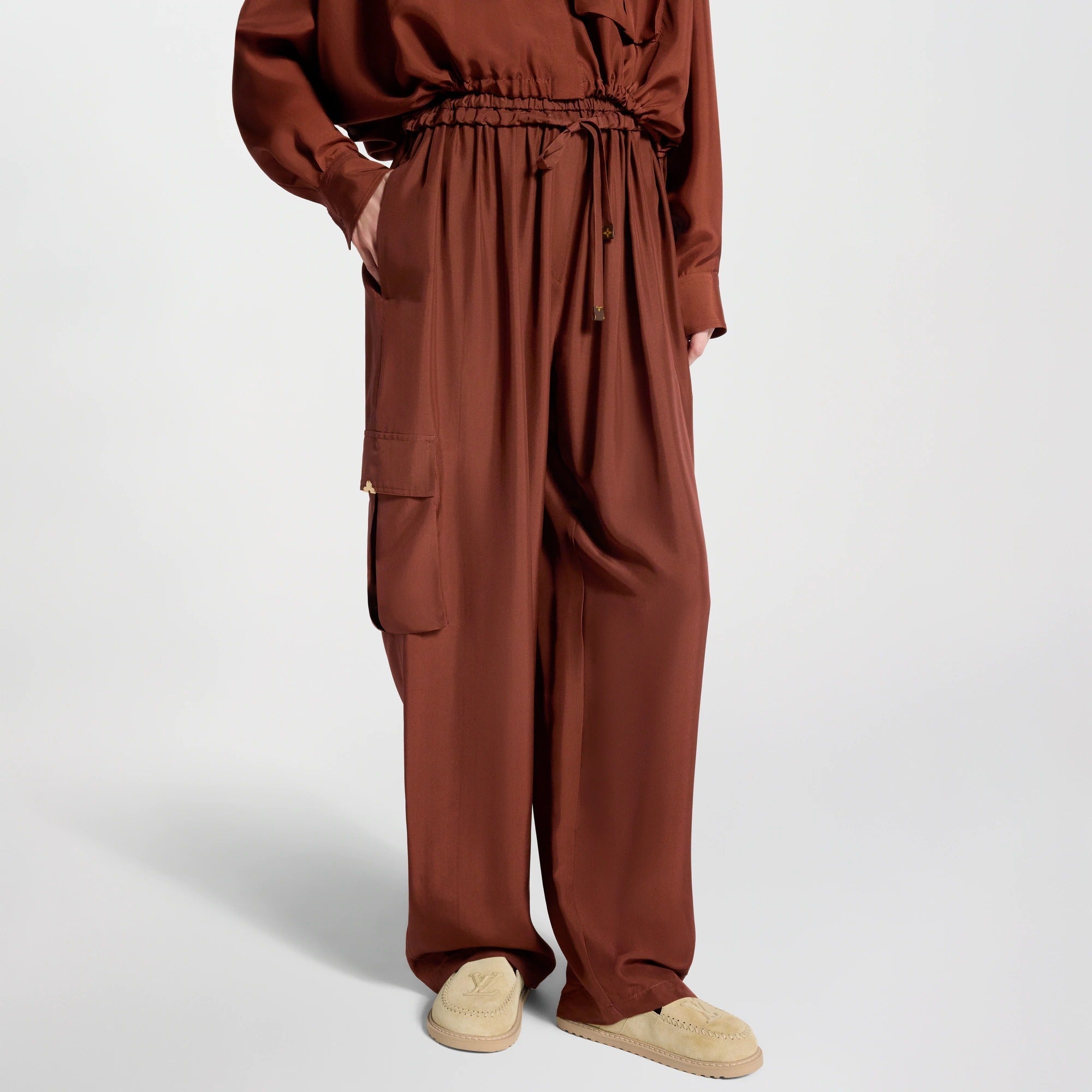 Cargo Pocket Fluid Pants