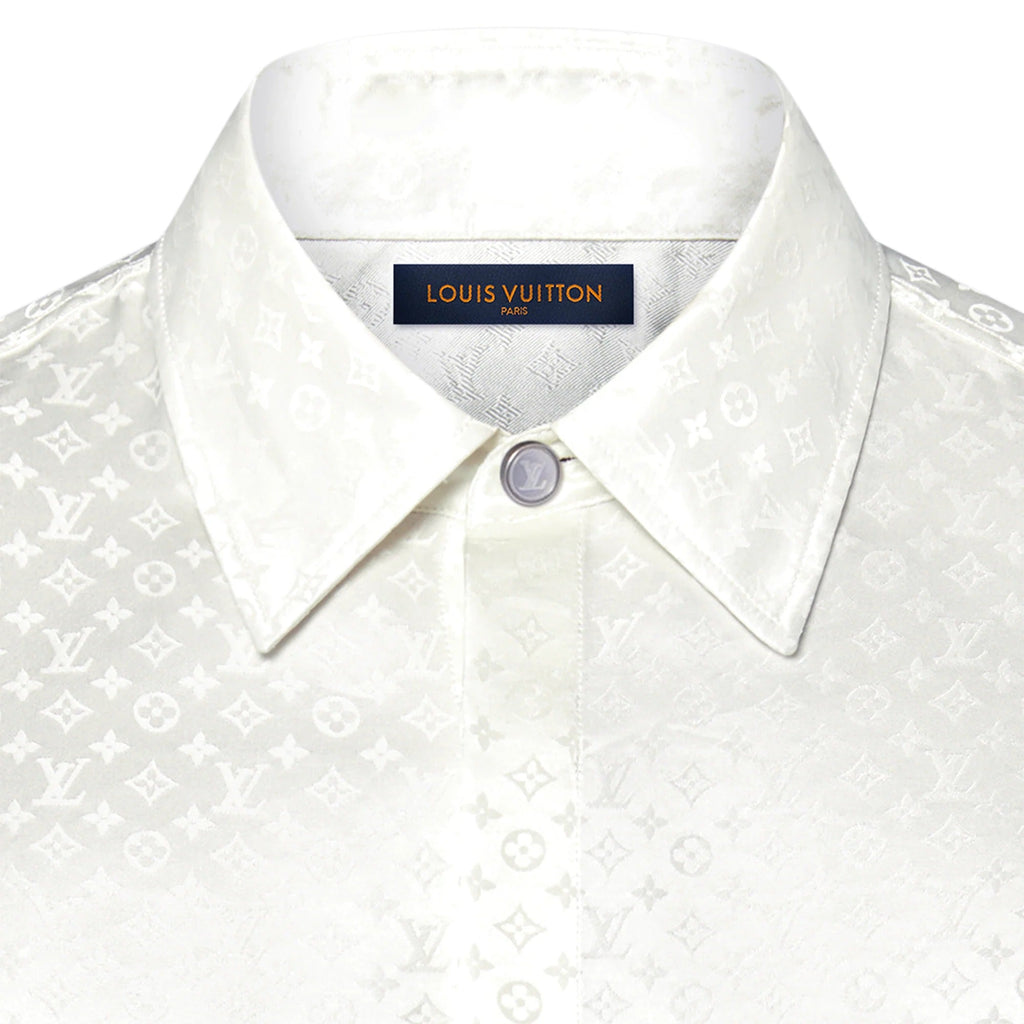 Mini Monogram Silk Evening Shirt