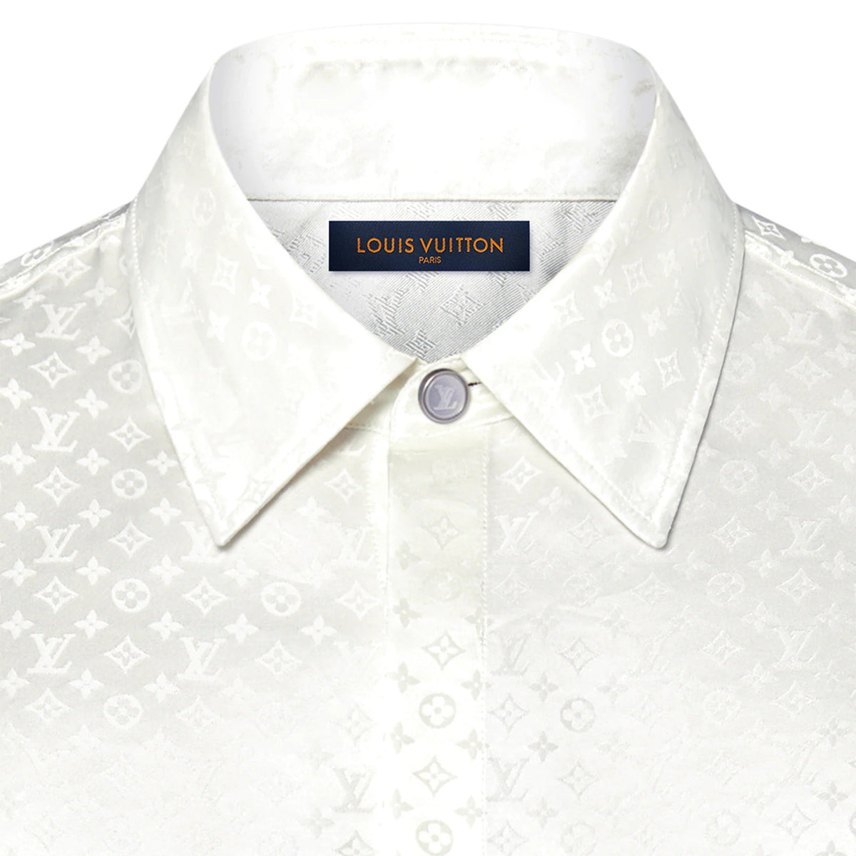 Mini Monogram Silk Evening Shirt