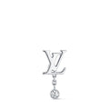 Idylle Blossom LV Ear Stud, White Gold And Diamond - Per Unit