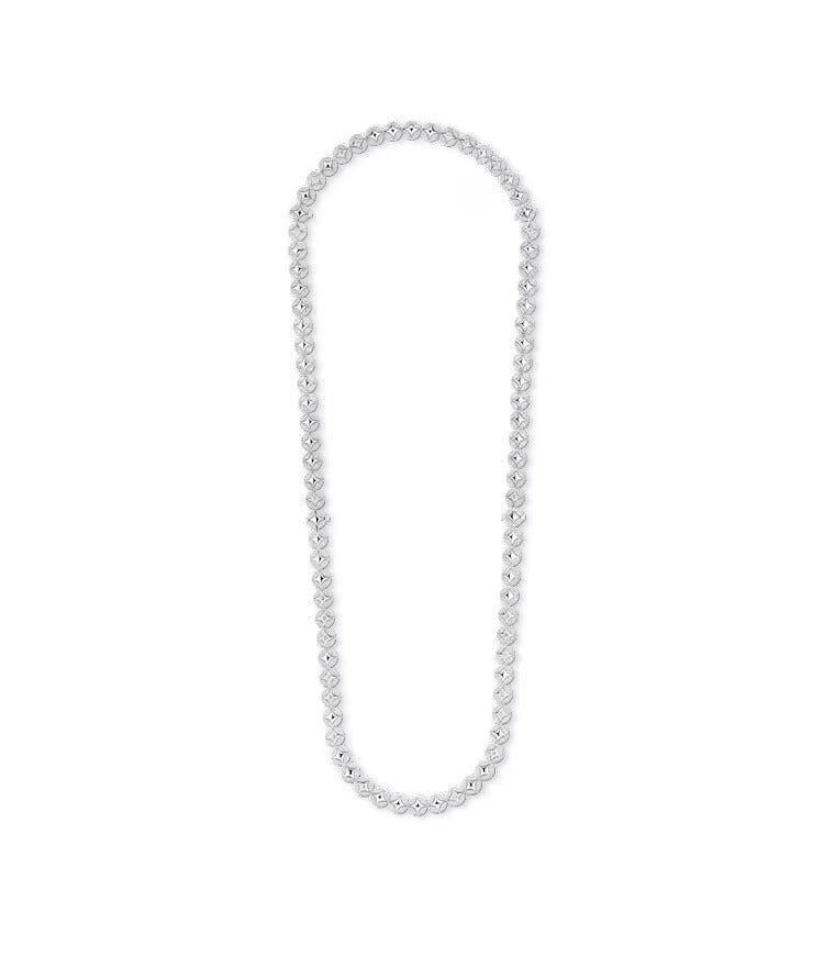 Galaxie Long Necklace, White Gold and Diamonds