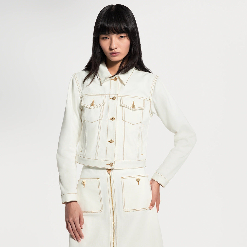 Contrast Stitch Utility Jacket