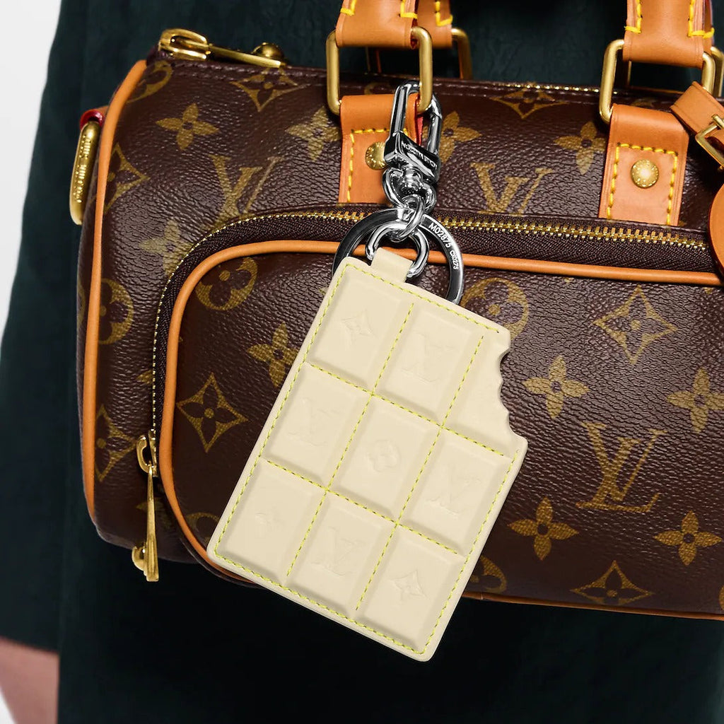 LV Chocolate Bar Key Holder and Bag Charm
