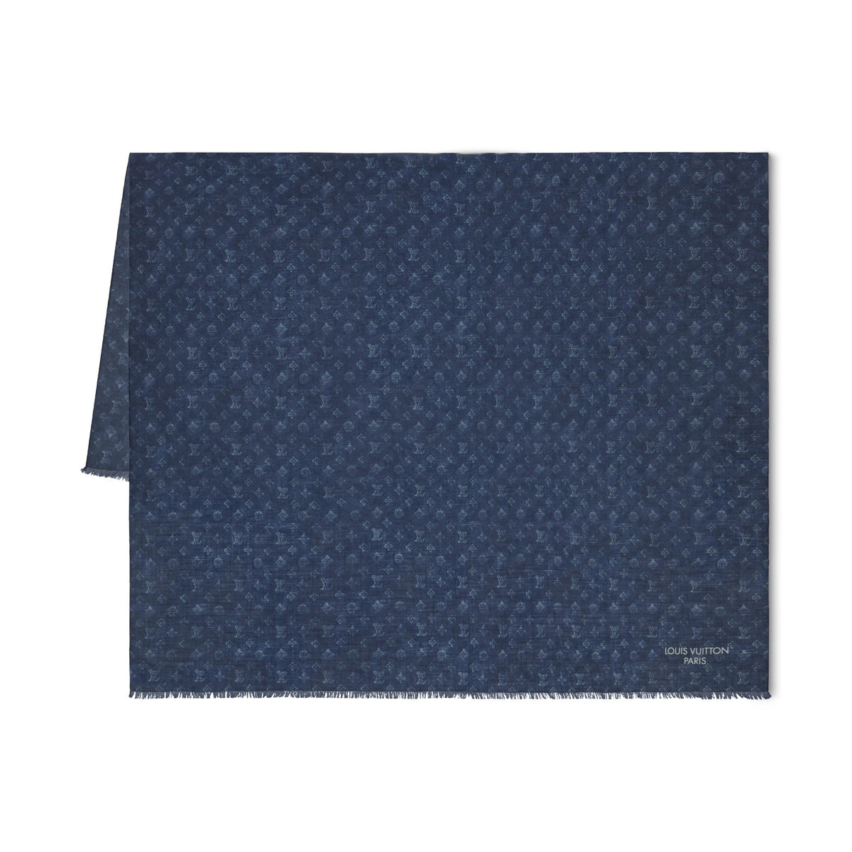 Washed Monogram Ghost Stole