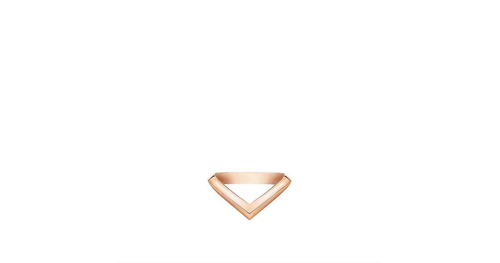 LV Diamonds V Ring, Pink Gold