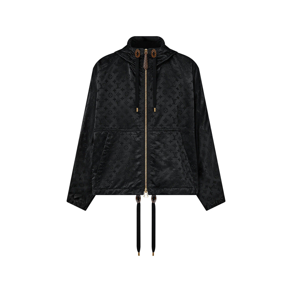Shiny Monogram Short Parka
