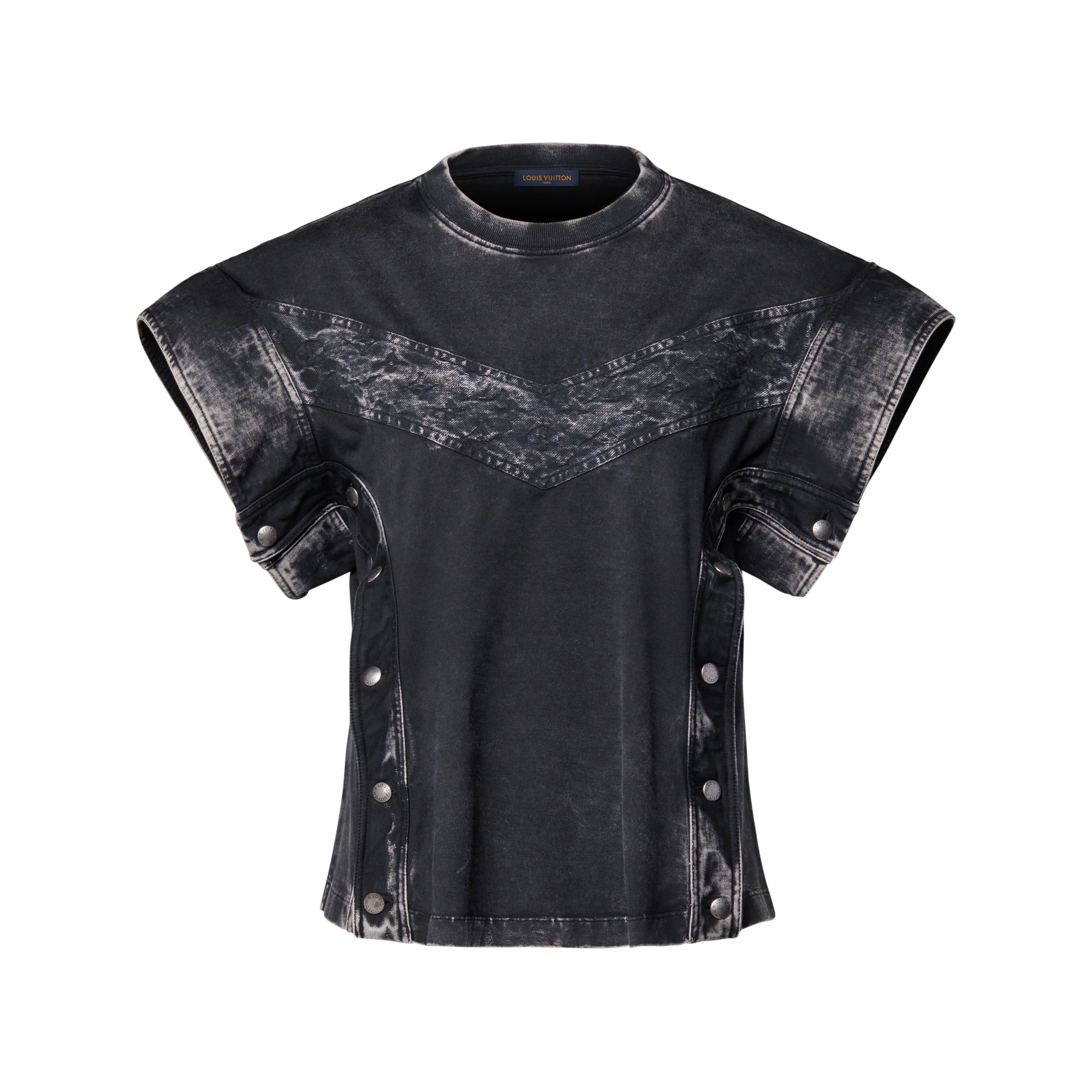 Denim Patchwork T-Shirt