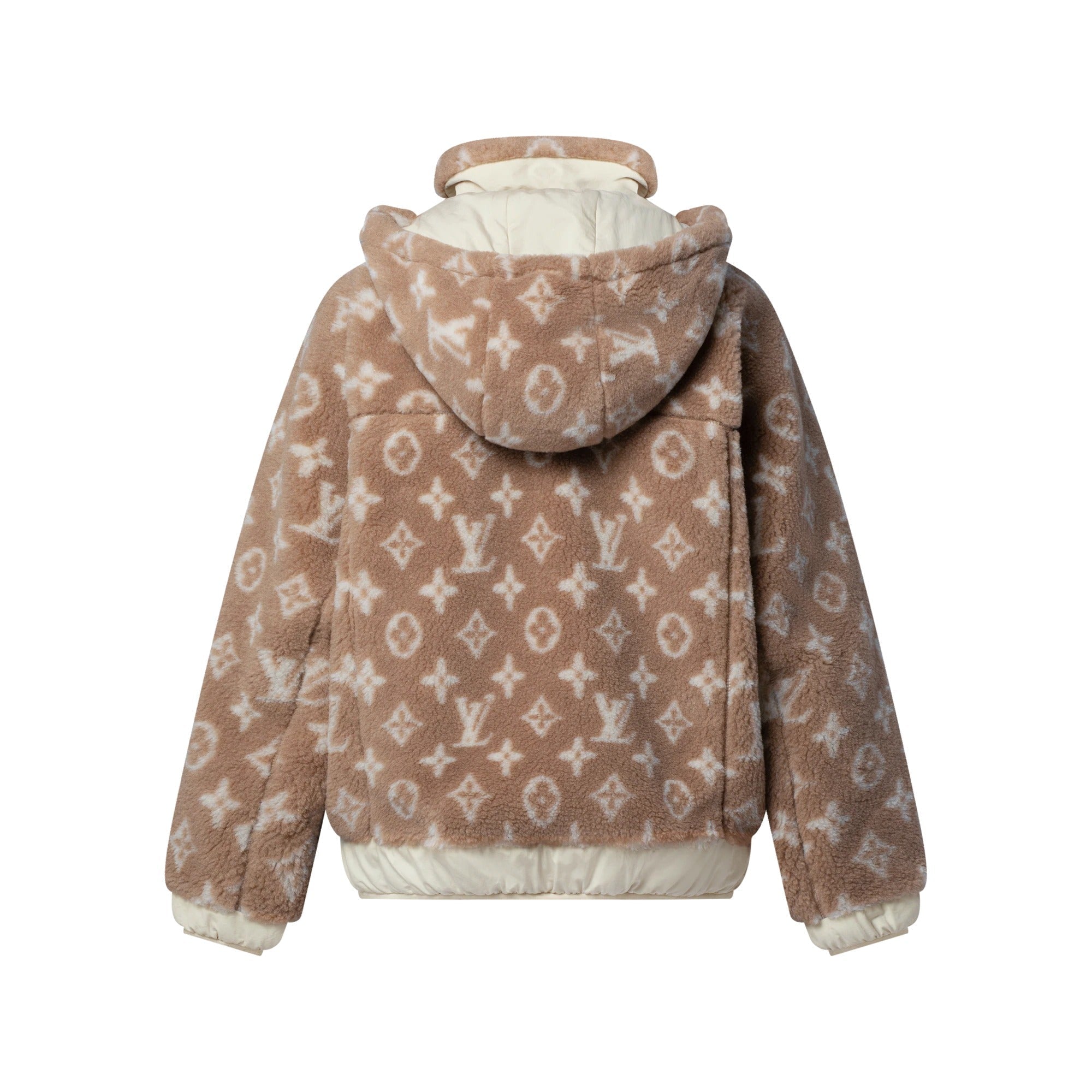 Monogram Fleece Hooded Jacket