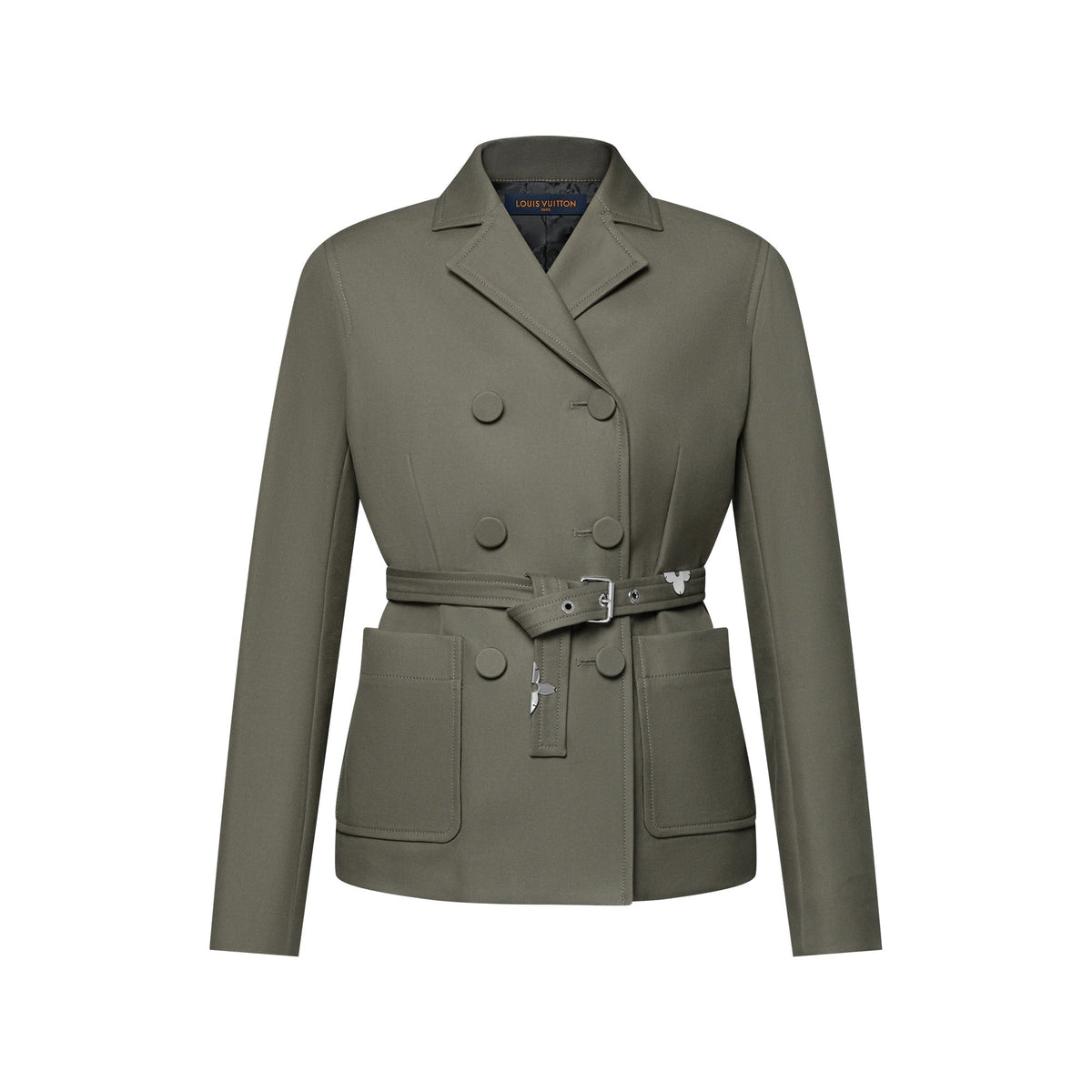 Belted Double-Breasted Jacket