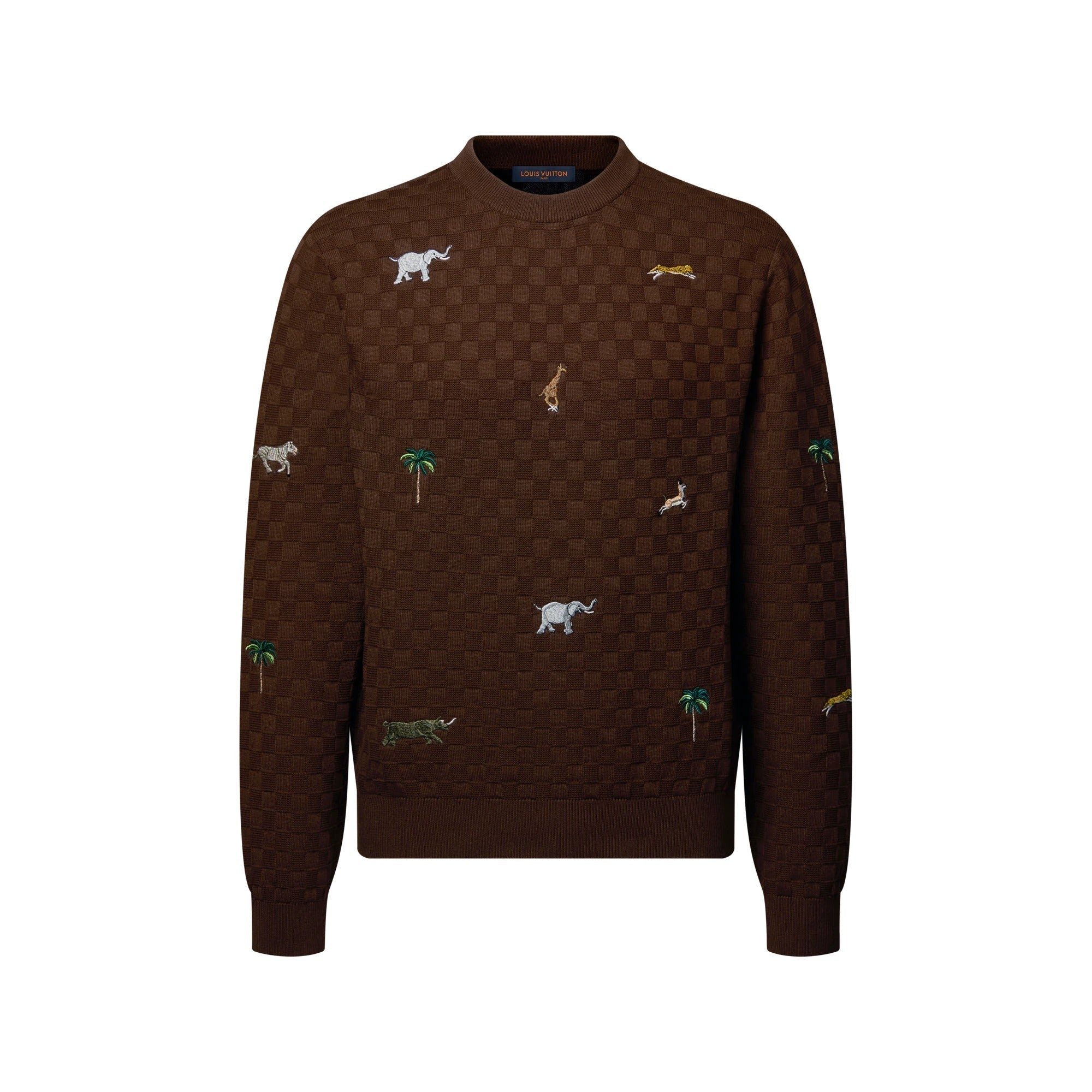 LV x The The Darjeeling Limited Embroidered Long-Sleeved Crewneck