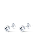 Empreinte Ear Studs, White Gold