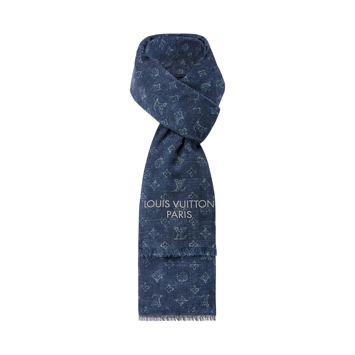 Washed Monogram Ghost Stole