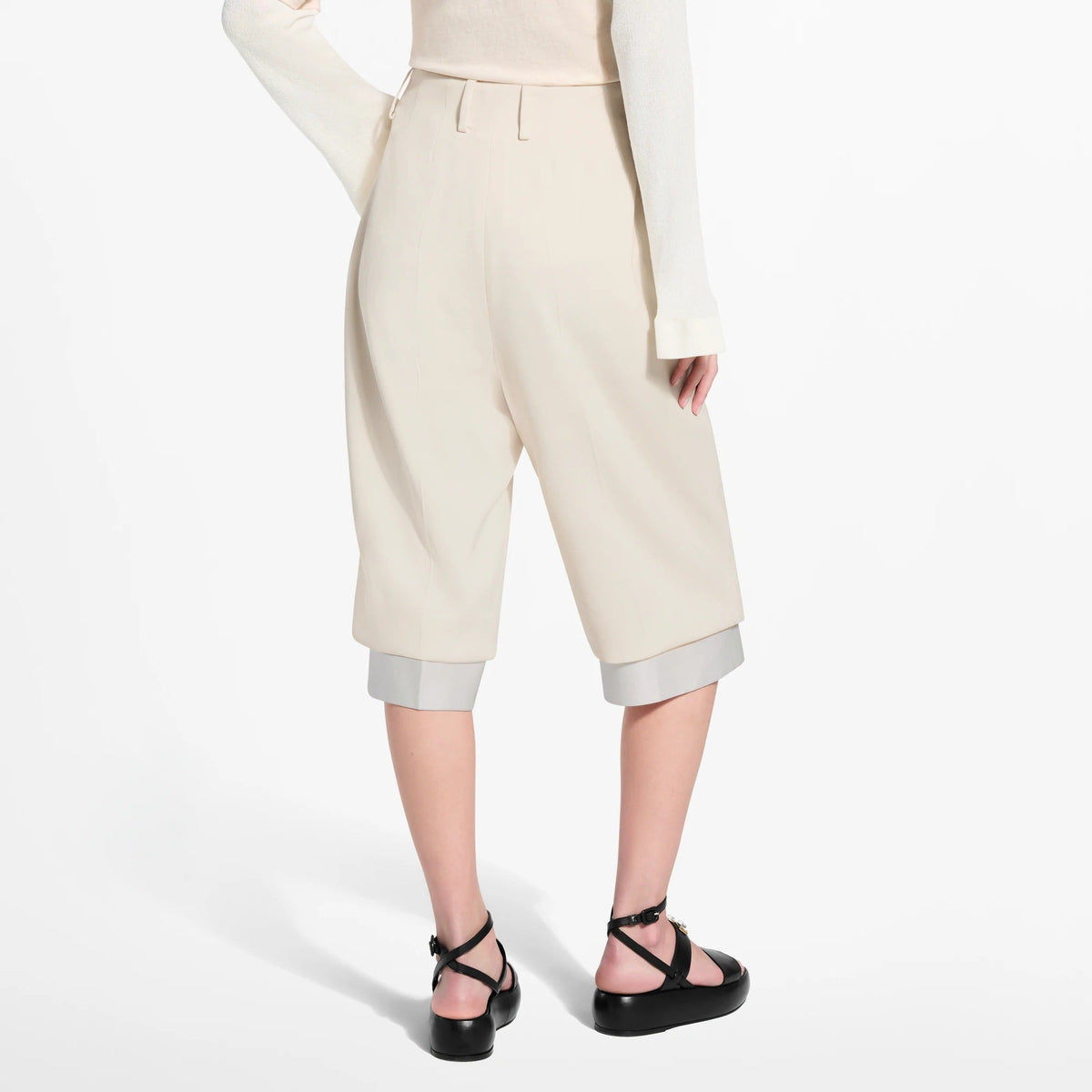 Layered Tailored Bermuda Shorts