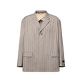 Striped Lightweight Wool Silk Jacket