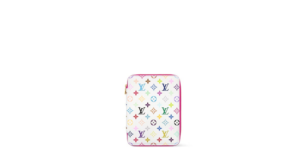 LV x TM Monogram Multicolor Zipped Document Holder