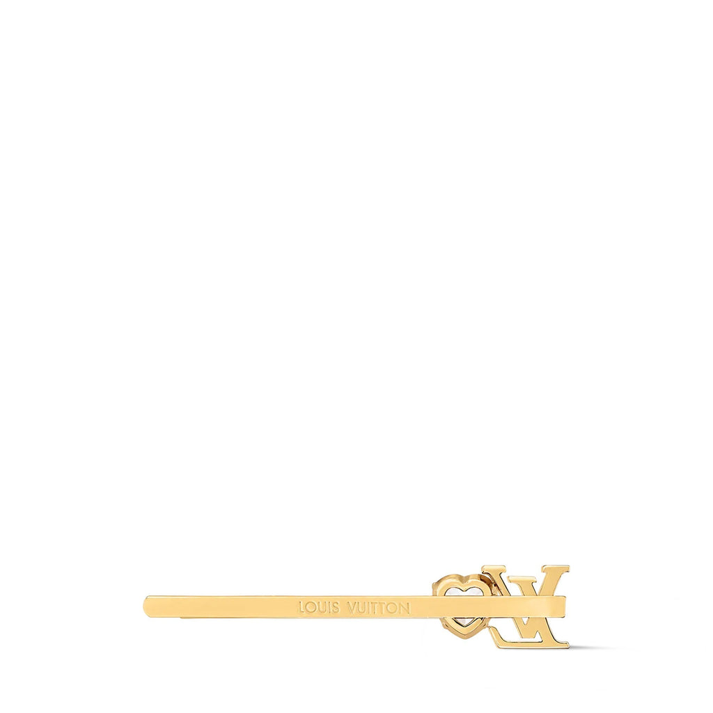 LV Iconic Heart Hairclip